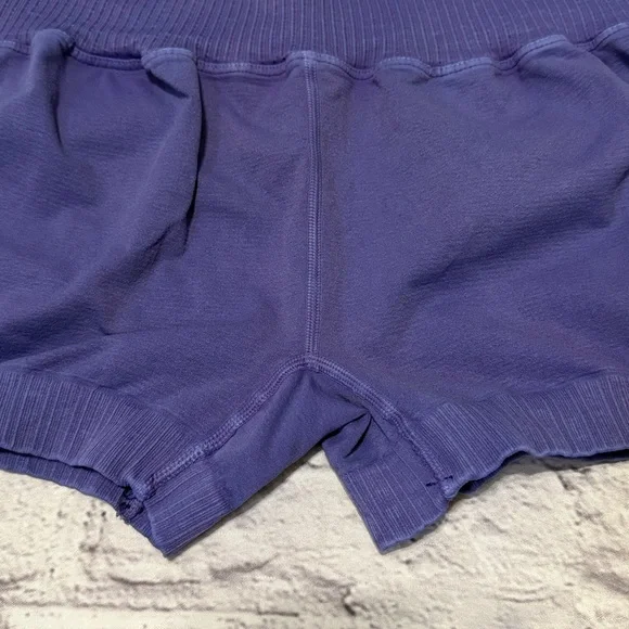 NWOT FP Movement Good Karma Running Shorts - Deep Sea - Size XL - Picture 6 of 16